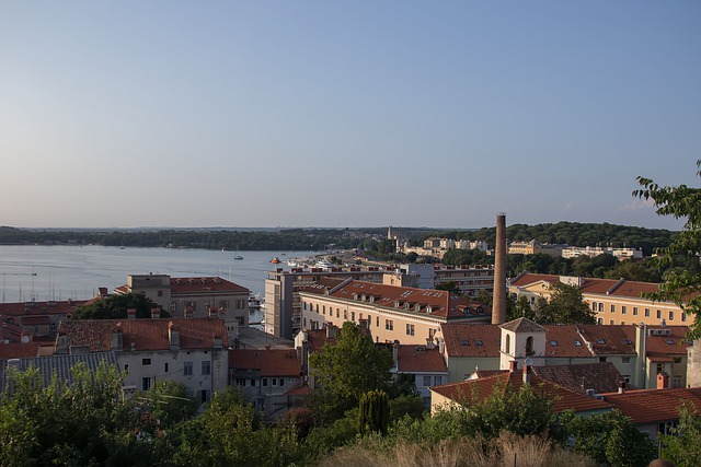 Pula Chorwacja panorama miasta