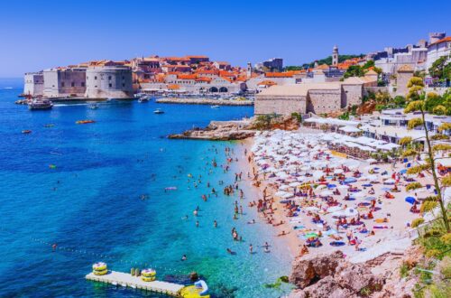 Plaże miejskie w Chorwacji