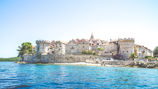 Panorama starego miasta Korčula
