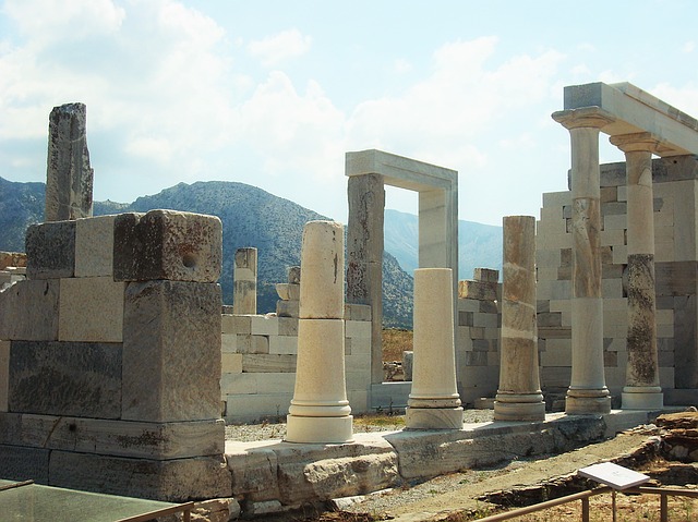 Ruiny na wyspie Delos